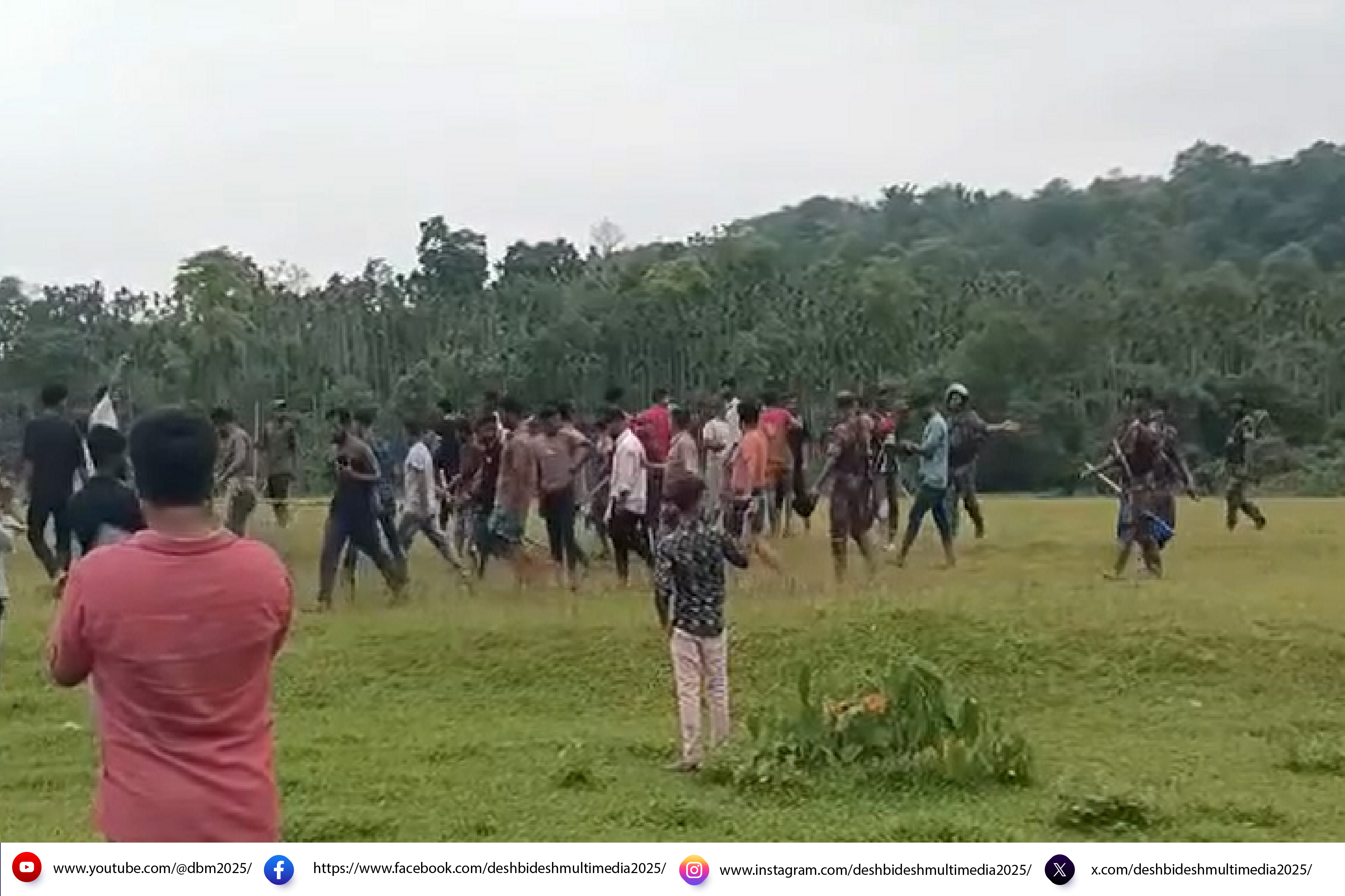 সিলেটের গোয়াইনঘাট সীমান্তে বিএসএফ-গ্রামবাসী উত্তেজনা 